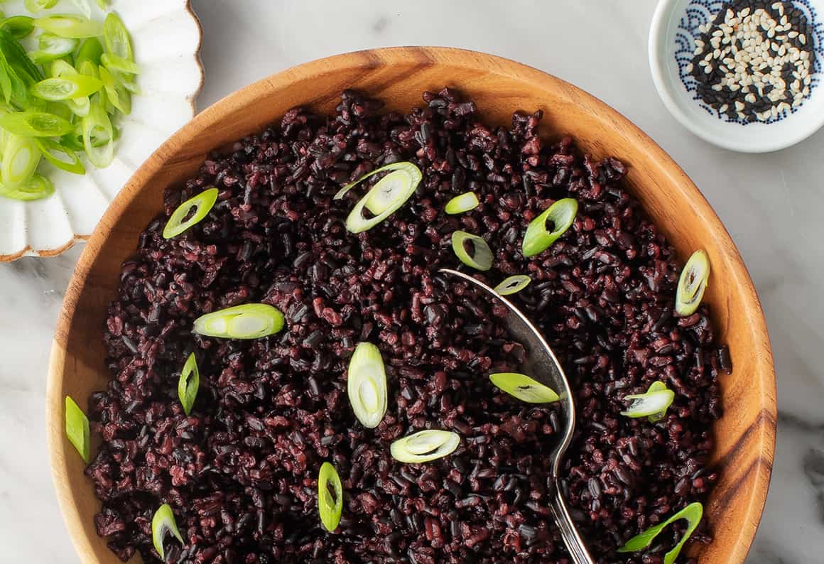how to make black rice pudding